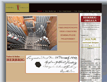 Tablet Screenshot of herbrig-orgeln.de
